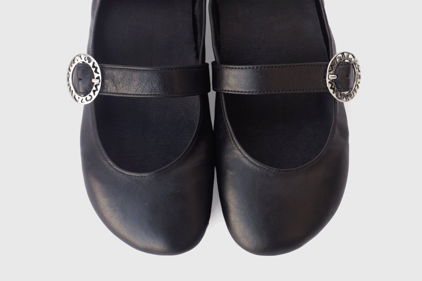 Prism Mary Janes in Matte Black | The Drifter Leather handmade shoes